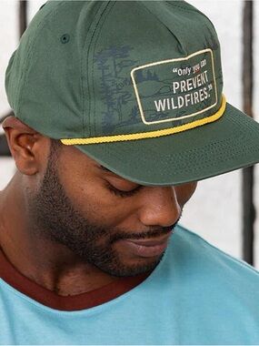 Landmark Project Only You Green Snap Back Cap with Yellow Cord